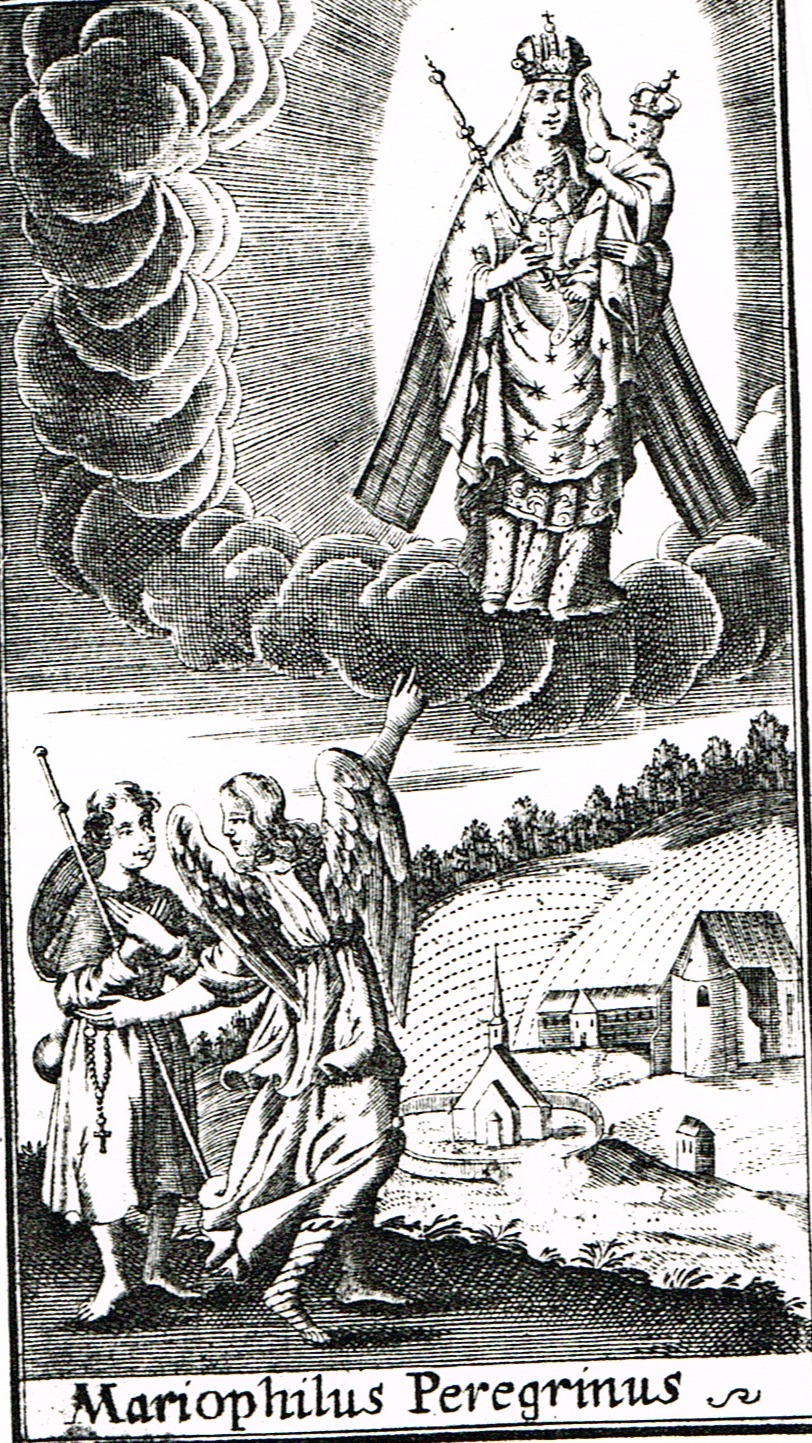 Nejstarší obrázek Křtin v knize zábrdovického opata G. Olenia 